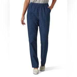 Chic Classic Collection Women's Stretch Elastic Waist Pull-On Pant